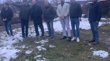 v.l.n.r.  Mirwais Wafa (stellv. FDP-Kreisvorsitzender in Main-Tauber), der Ortsvorsteher von Vorbachzimmern Gerhard Hauf, MdL Stephen Brauer, FDP-Kreisrat Jürgen Vossler, Christian Minda Mitglied im FDP-Kreisvorstand, Benjamin Denzer (FDP-Kreisvorsitzender Main-Tauber) und der Stellv. Ortsvorsteher und Niederstettener Stadtrat Friedrich Thorwarth